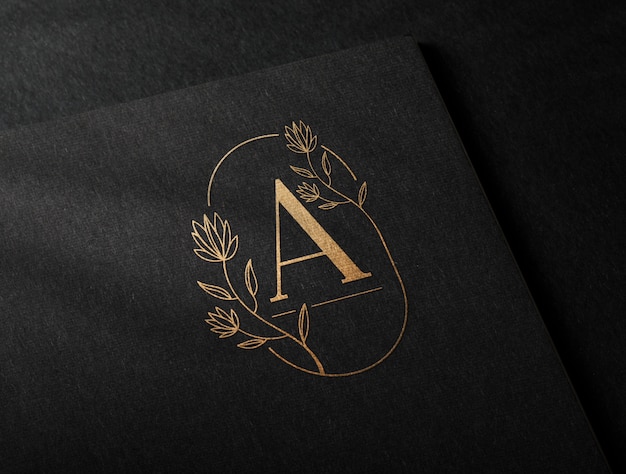 Download Free Golden Luxury Logo Mockup In Black Craft Paper Premium Psd File Use our free logo maker to create a logo and build your brand. Put your logo on business cards, promotional products, or your website for brand visibility.