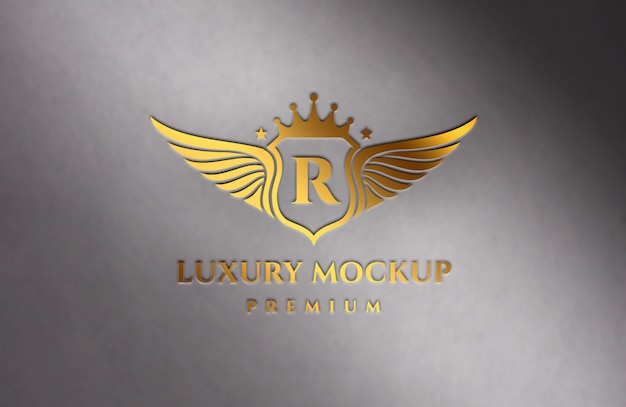 Download Free Golden Luxury Logo Mockup Premium Psd File Use our free logo maker to create a logo and build your brand. Put your logo on business cards, promotional products, or your website for brand visibility.