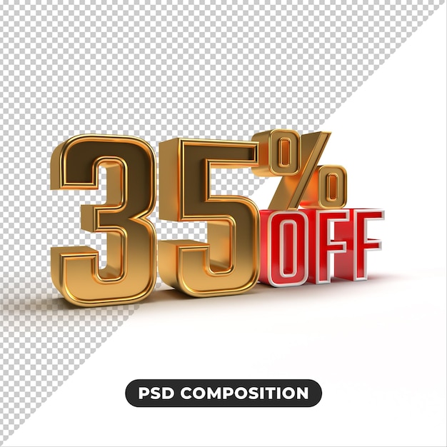 premium-psd-golden-text-35-off-isolated-on-transparent-backgr-off-35