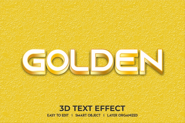 Download Golden text effect mockup | Premium PSD File PSD Mockup Templates