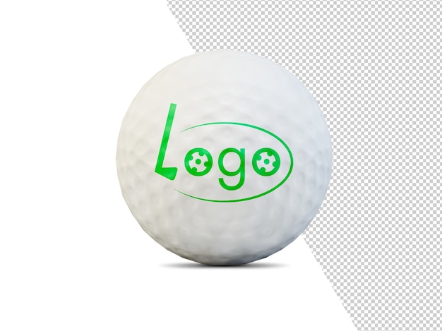 Download Premium PSD | Golf ball isolated mockup