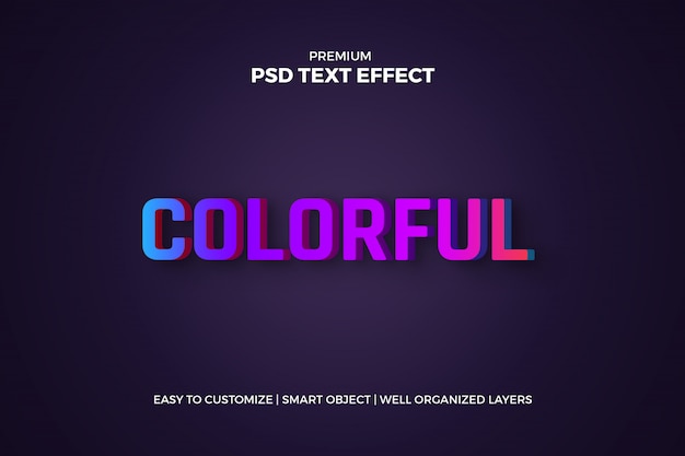 Premium PSD | Gradient 3d text effect