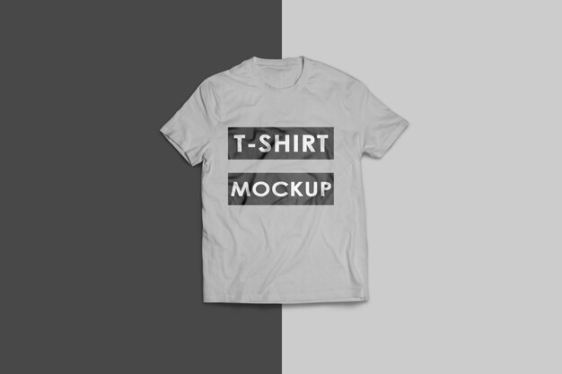 Premium PSD | Gray t-shirt mockup design
