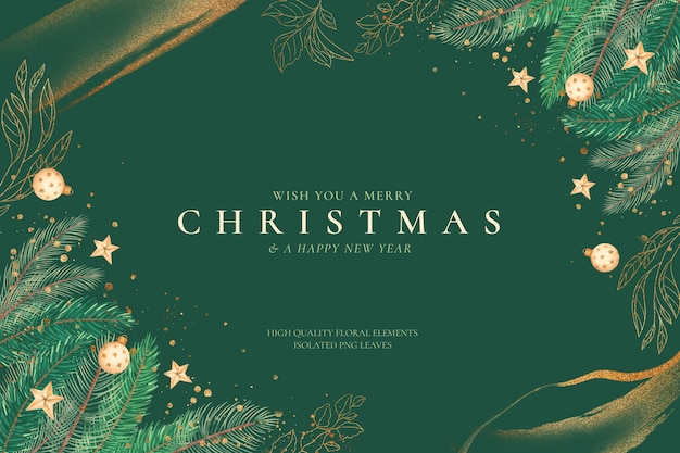 Download Free Christmas Green Background Images PSD Mockup Templates