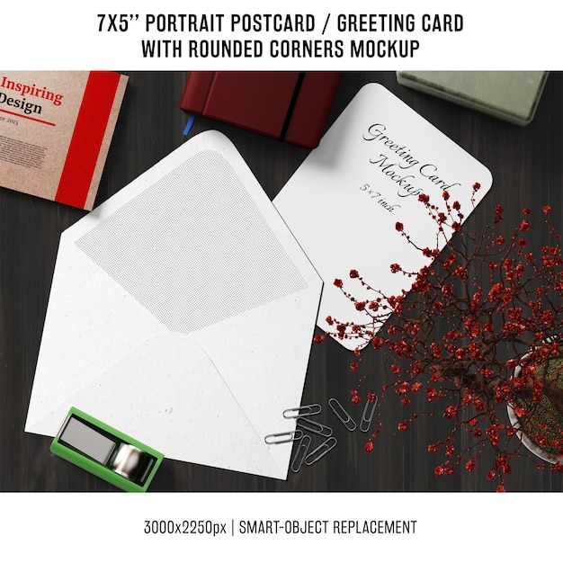 Download Greeting card mock up | Free PSD File
