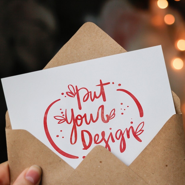 Free PSD | Greeting cards template design
