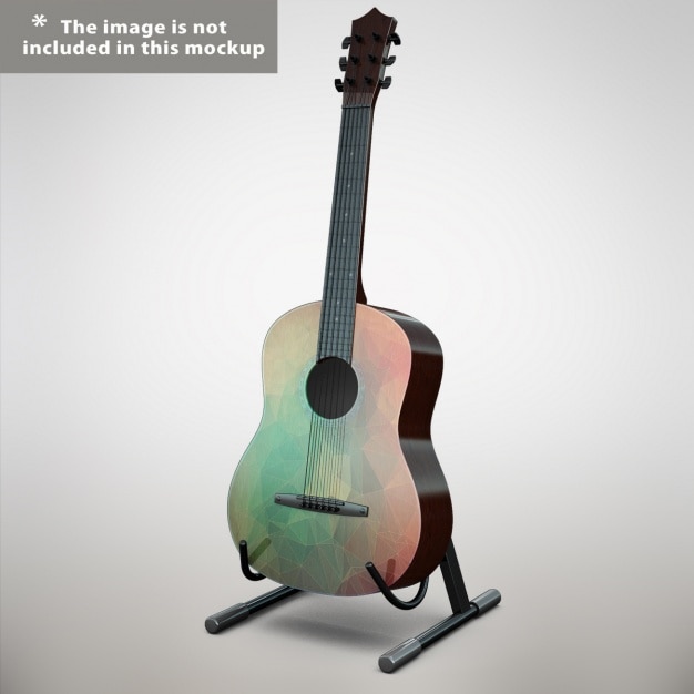 Download Free PSD | Guitar mock up design