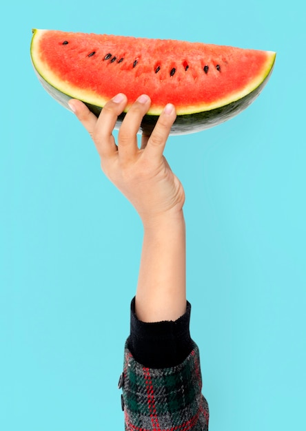 Image result for picture of a hand holding a watermelon