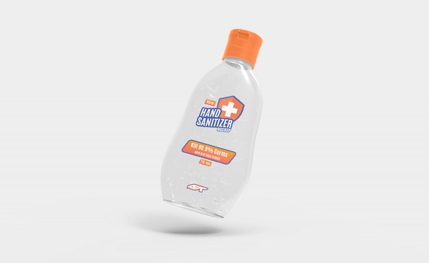 Download Premium PSD | Hand sanitizer gel bottle mockup