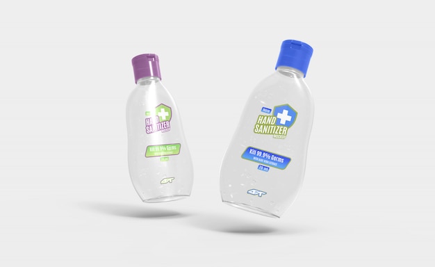 Download Hand sanitizer gel bottle mockup | Premium PSD File