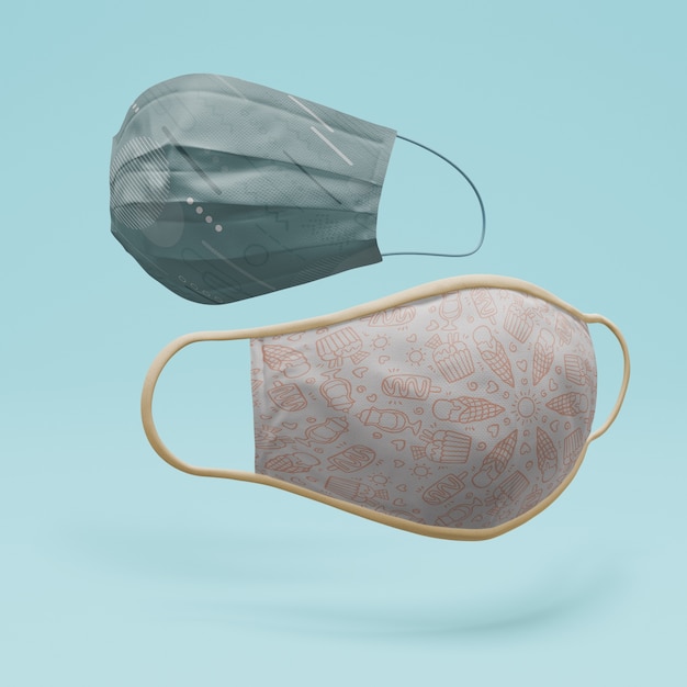 18+ Face Mask & Face Shield Mockup Pictures
