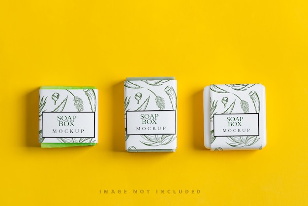 Download Premium PSD | Handmade herbal natural soap bar set with ...