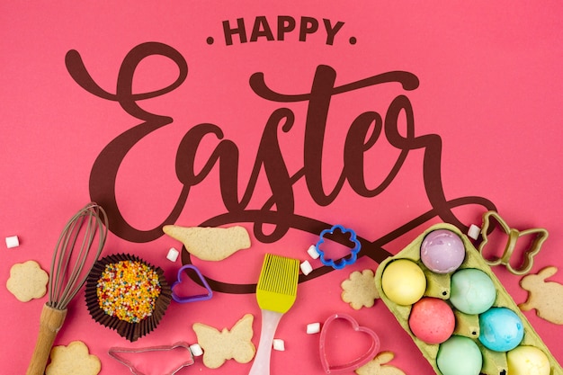 Happy easter day Free Psd