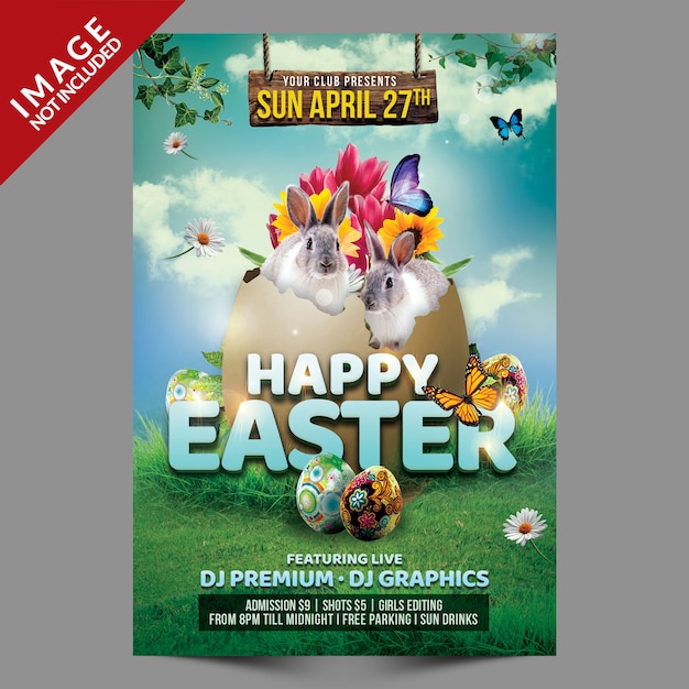 premium-psd-happy-easter-flyer-template