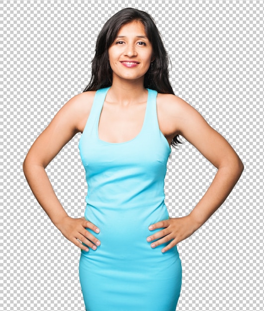 Download Happy latin woman | Premium PSD File