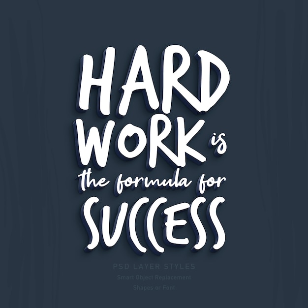 Success Quote For Hard Work - Daily Quotes