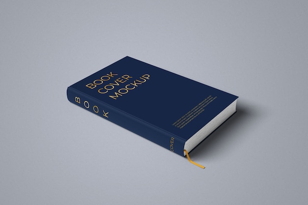 Download Premium PSD | Hardcover book mockup left side view