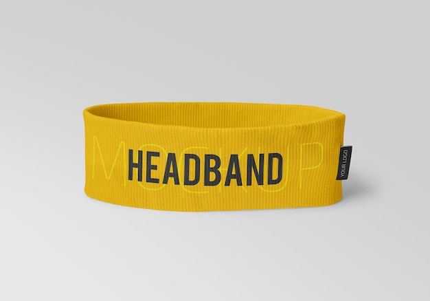 Premium PSD | Headband mockup design isolated