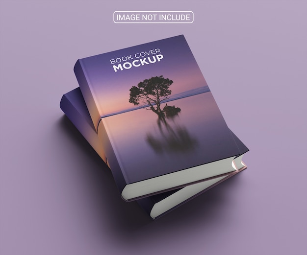 Premium Psd High Angle Minimalist Book Cover Mock Up Arrangement