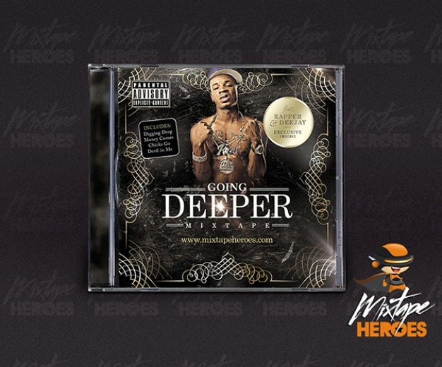 Cd Cover Psd Template Free