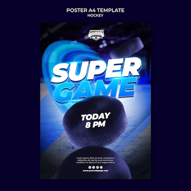 free-psd-hockey-super-game-poster-template