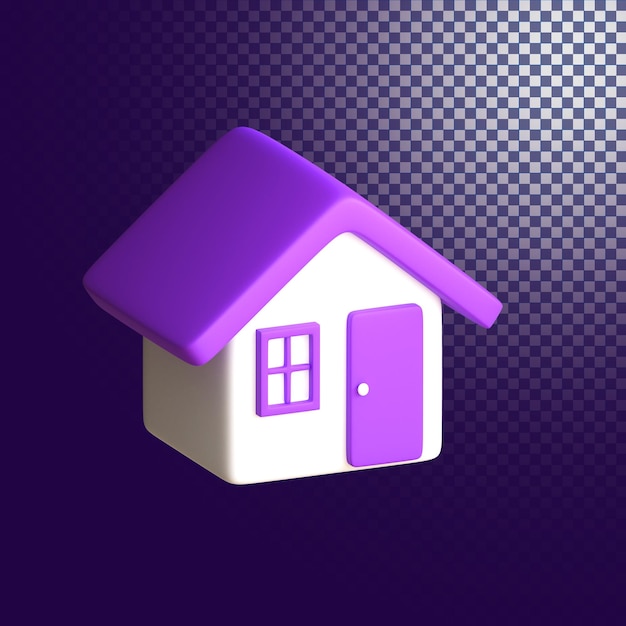 Premium Psd Home Icon High Quality 3d Rendered Isolated
