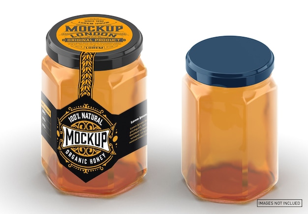 Download Premium Psd Honey Jar Mockup