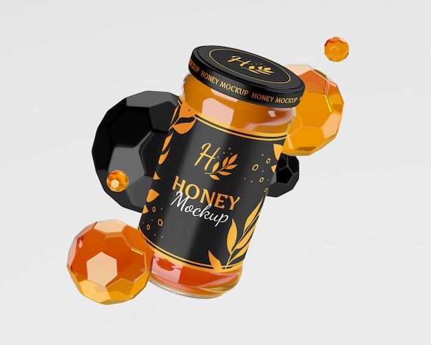 Download Honey jar mockup | Premium PSD File