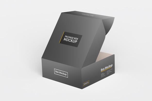 Download Horizontal box packaging mockup | Premium PSD File