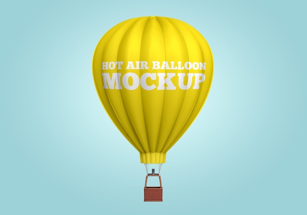 Download Hot air balloon mockup PSD file | Premium Download