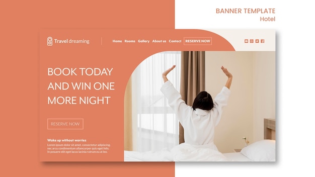 hotel banner psd free download