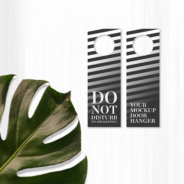 Download Hotel mockup door hanger | Premium PSD File