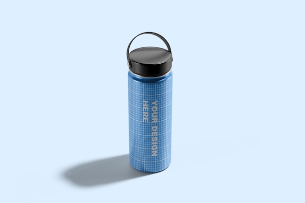 Premium PSD | Hydro flask water bottle mockup