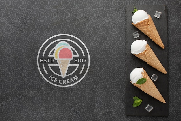 Download Free Psd Ice Cream Concept Mock Up PSD Mockup Templates