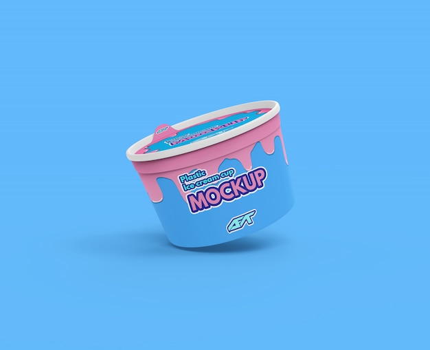 Download Ice cream cup mockup | Premium PSD File