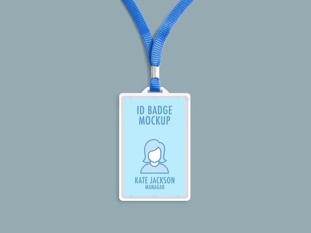 Download Id badge mockup | Premium PSD File