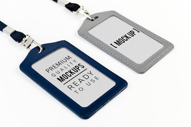 Id holder mockup PSD Template