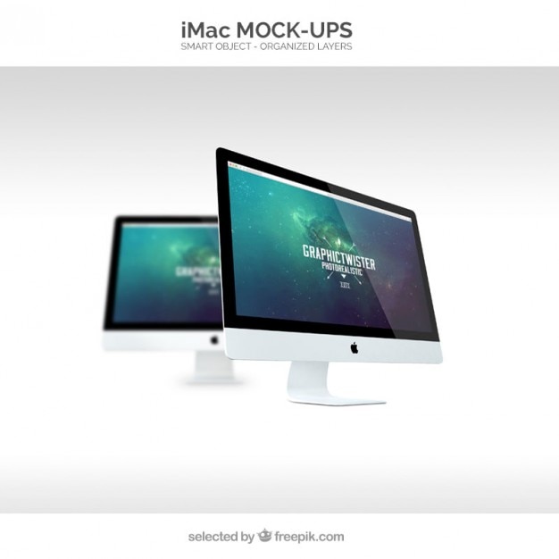 Download Imac mockups PSD file | Free Download PSD Mockup Templates
