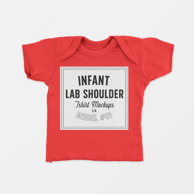 Download Infant lap shoulder t-shirt mockup PSD file | Free Download