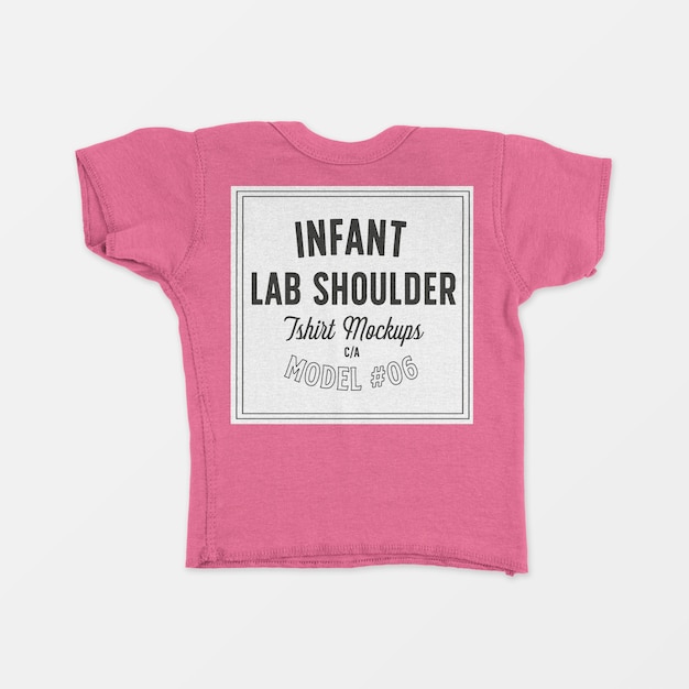 Download Free Psd Infant Lap Shoulder T Shirt Mockup