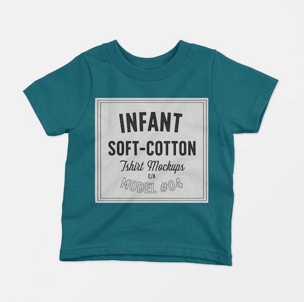 Download Infant soft cotton t-shirts mockup 04 PSD file | Free Download