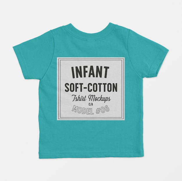 Download Infant soft cotton t-shirts mockup PSD file | Free Download