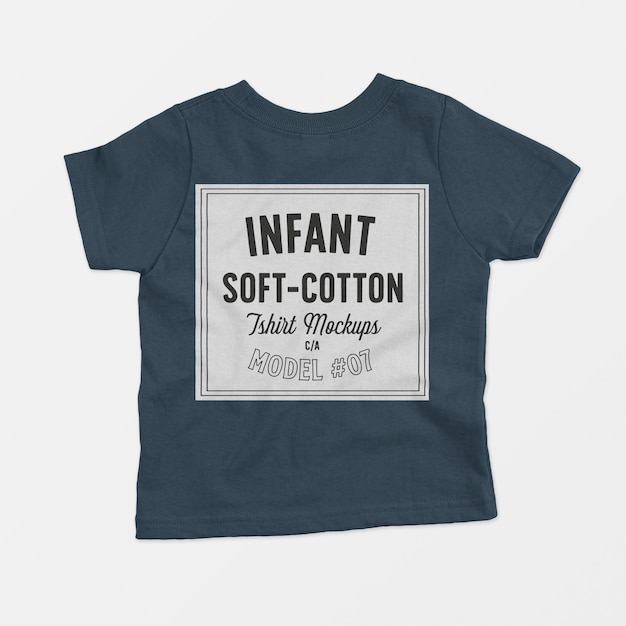 Download Infant soft cotton t-shirts mockup PSD file | Free Download