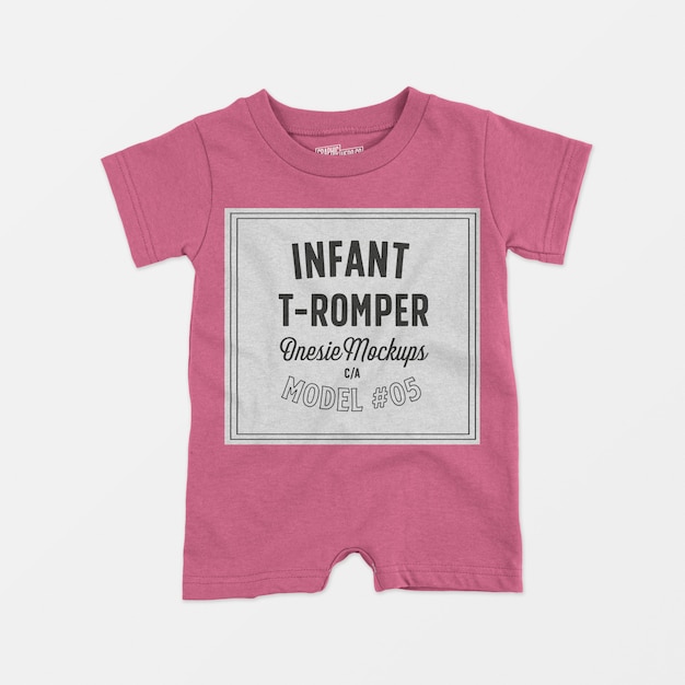 Download Infant t-romper onesie mockup 05 PSD file | Free Download