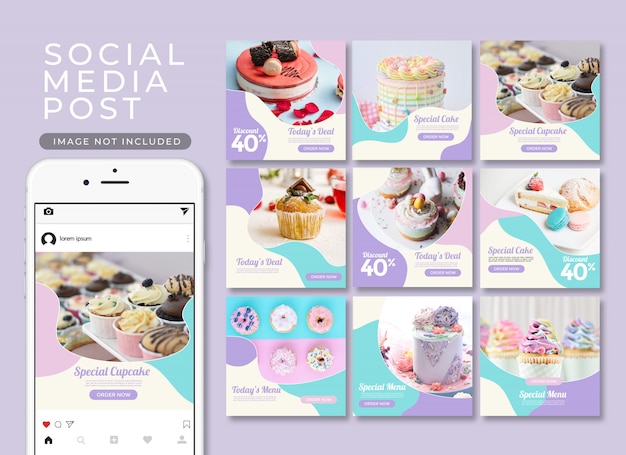 Download Free Instagram Post Or Square Banner Dessert And Cake Template Use our free logo maker to create a logo and build your brand. Put your logo on business cards, promotional products, or your website for brand visibility.