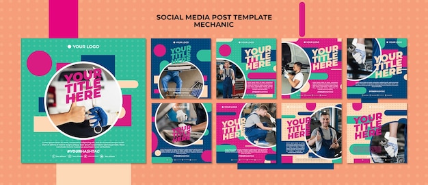 Download Free Instagram Posts Collection For Mechanic Free Psd File Use our free logo maker to create a logo and build your brand. Put your logo on business cards, promotional products, or your website for brand visibility.