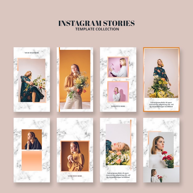 Download Free Psd Instagram Stories Templates For Lifestyle PSD Mockup Templates