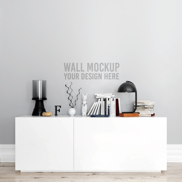 Download Interior wall mockup | Premium PSD File