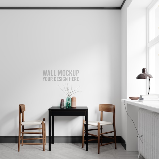 Download Interior wall mockup | Premium PSD File