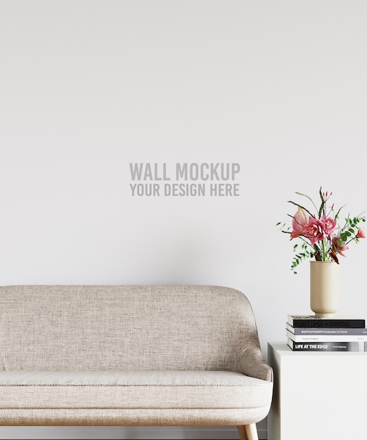 Download Interior wallpaper mockup PSD file | Premium Download